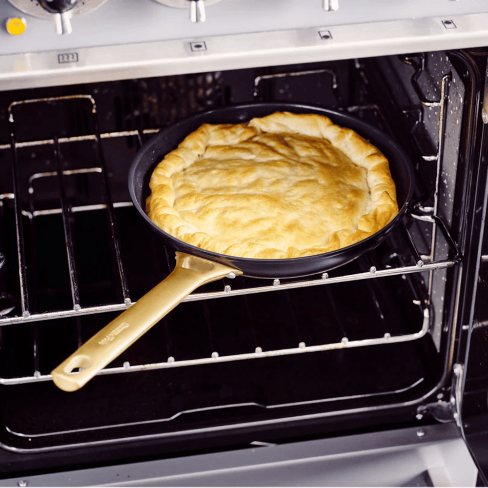GreenPan Pannenset Padova Reserve Black 6-delig - Keramische anti-aanbaklaag - Kookpan ø 24 cm, Steelpan ø 18, 20 cm, Koekenpan ø 20, 28 cm & Hapjespan ø 24 cm