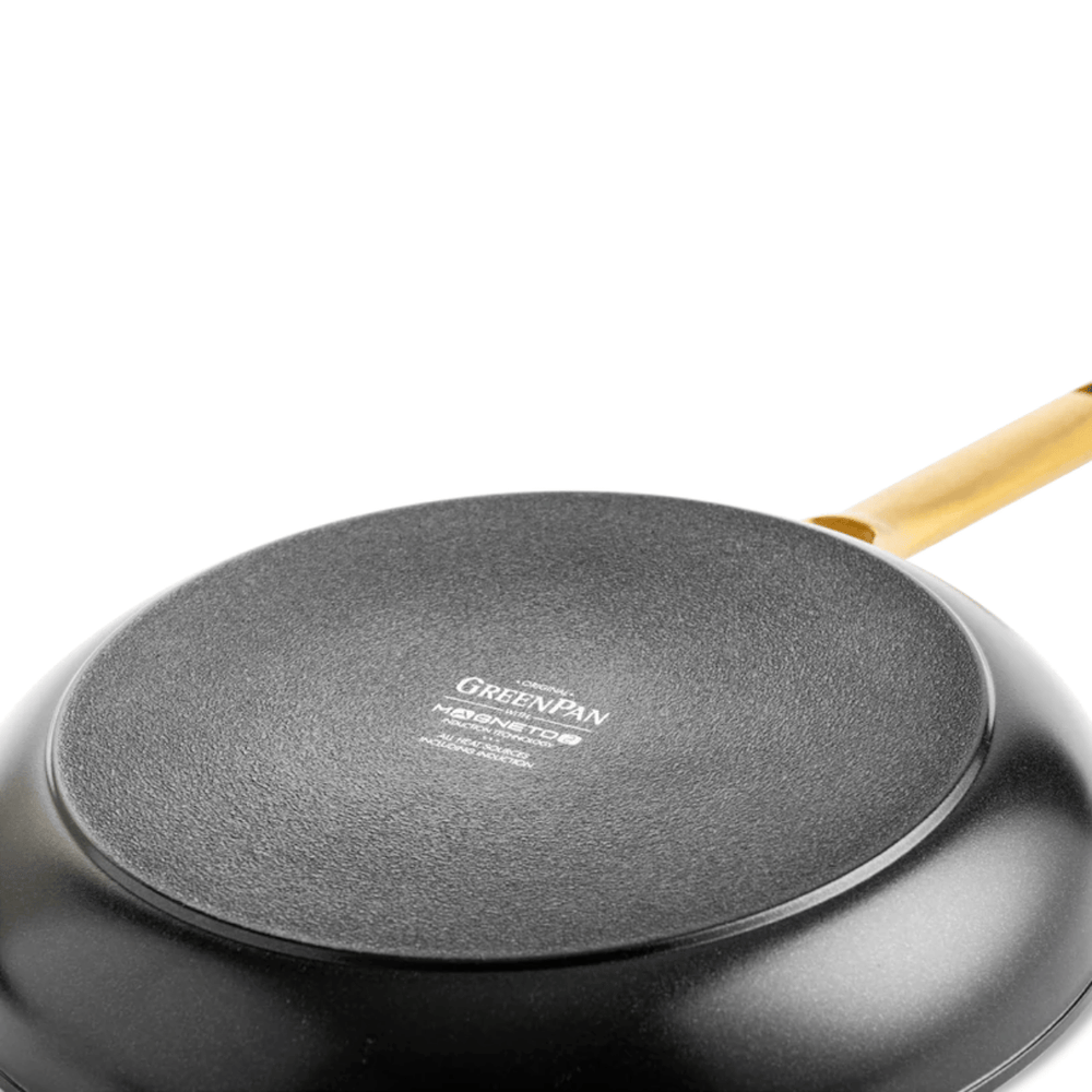 GreenPan Pannenset Padova Reserve Black 6-delig - Keramische anti-aanbaklaag - Kookpan ø 24 cm, Steelpan ø 18, 20 cm, Koekenpan ø 20, 28 cm & Hapjespan ø 24 cm