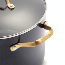 GreenPan Pannenset Padova Reserve Black 6-delig - Keramische anti-aanbaklaag - Kookpan ø 24 cm, Steelpan ø 18, 20 cm, Koekenpan ø 20, 28 cm & Hapjespan ø 24 cm