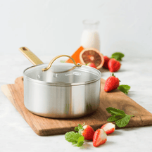 GreenPan Pannenset Padova Reserve 3-delig - Triply - Kookpan ø 20, 24 cm & Steelpan ø 18 cm