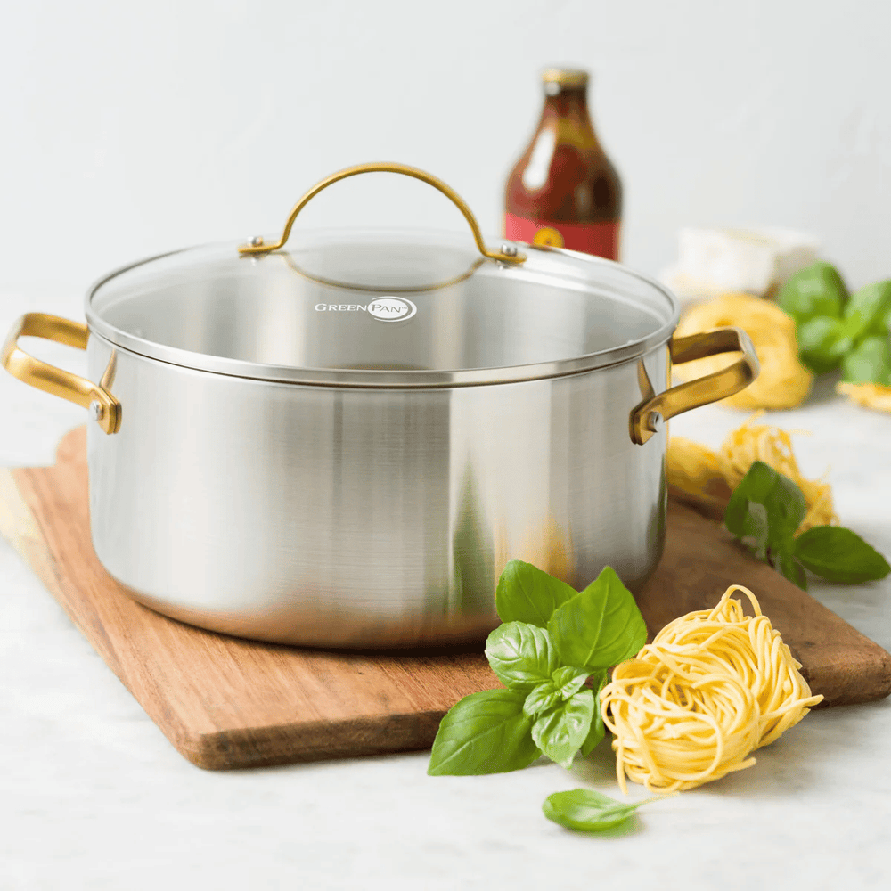 GreenPan Pannenset Padova Reserve 3-delig - Triply - Kookpan ø 20, 24 cm & Steelpan ø 18 cm