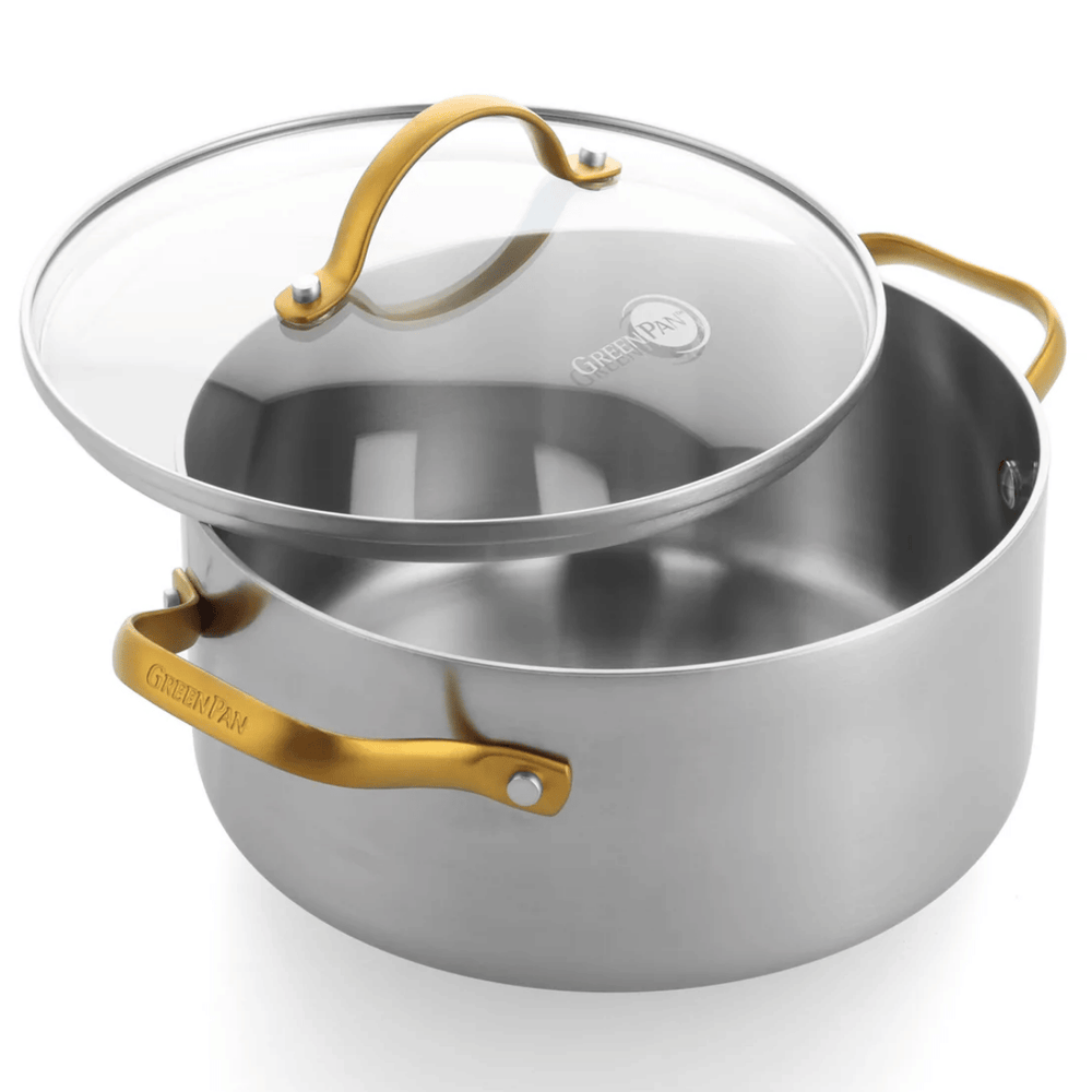GreenPan Pannenset Padova Reserve 3-delig - Triply - Kookpan ø 20, 24 cm & Steelpan ø 18 cm