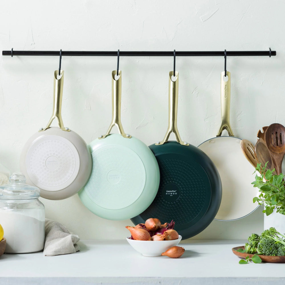 GreenPan Koekenpannenset Shades Natural 3-delig - Keramische anti-aanbaklaag - Koekenpan ø 20, 24 & 28 cm