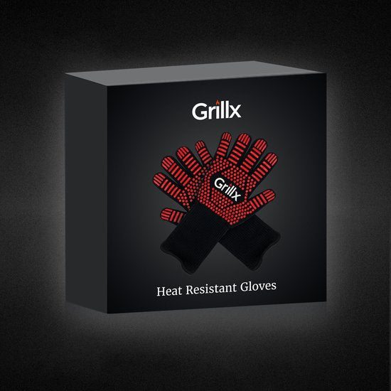 GrillX BBQ Handschoenen / Ovenhandschoenen - Extra Grip - 2 Stuks