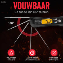 GrillX BBQ Vleesthermometer - BBQ Thermometer
