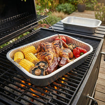 Cookinglife Grill BBQ Aluminium Bakjes / BBQ Grill Tray - 22 x 15 cm - 15 stuks