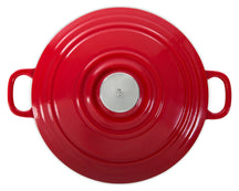 BK Braadpan Bourgogne Chili Red Gietijzer ø 20 cm / 2.5 Liter - bovenaanzicht