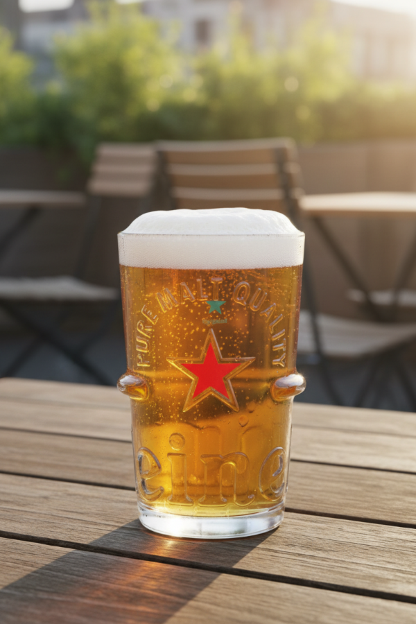 Heineken Bierglazen Silver - 250 ml - 6 stuks
