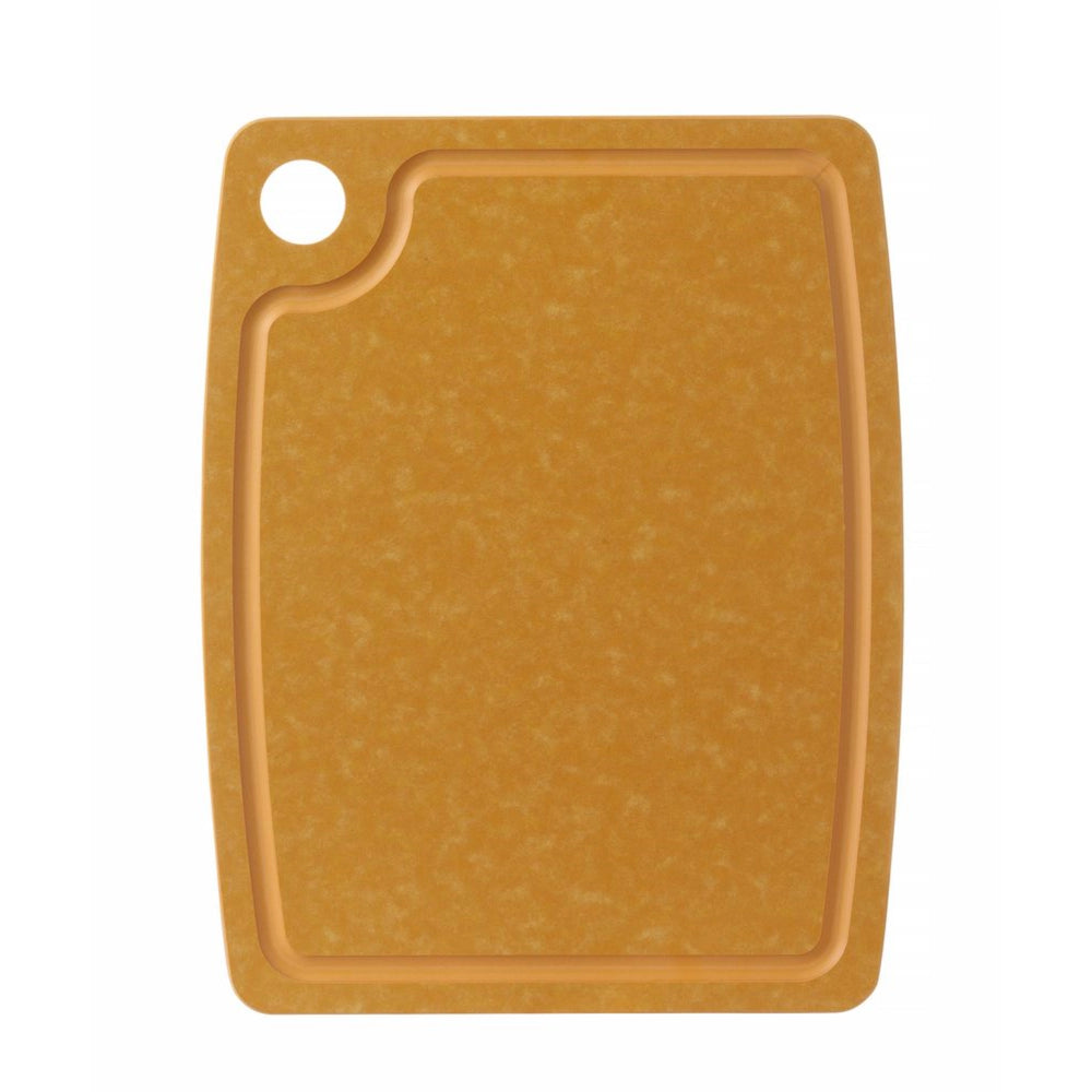 Hendi Snijplank antislip - vaatwasserbestendig -  bruin houtvezel - 37 x 27.5 cm