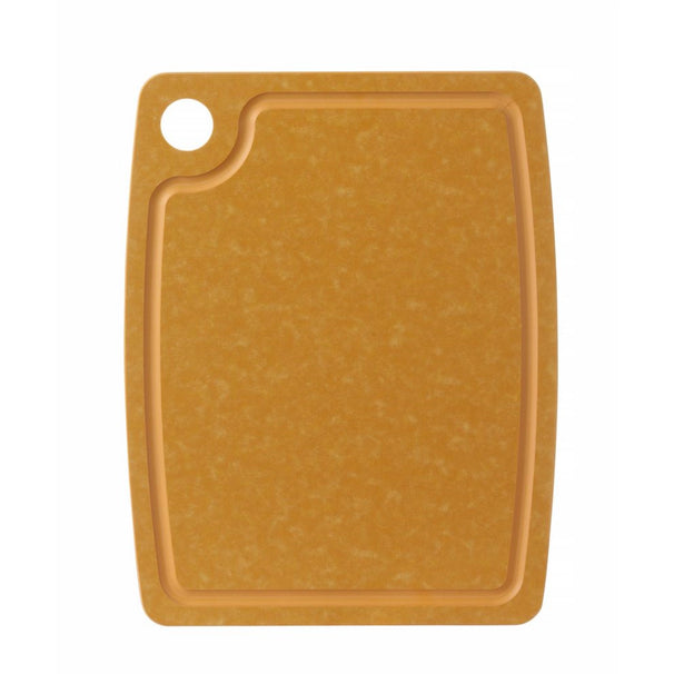 Hendi Snijplank antislip - vaatwasserbestendig -  bruin houtvezel - 37 x 27.5 cm