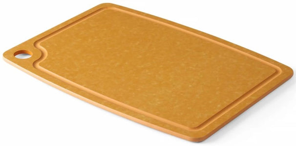 Hendi Snijplank antislip - vaatwasserbestendig - bruin houtvezel - 30 x 23.5 cm