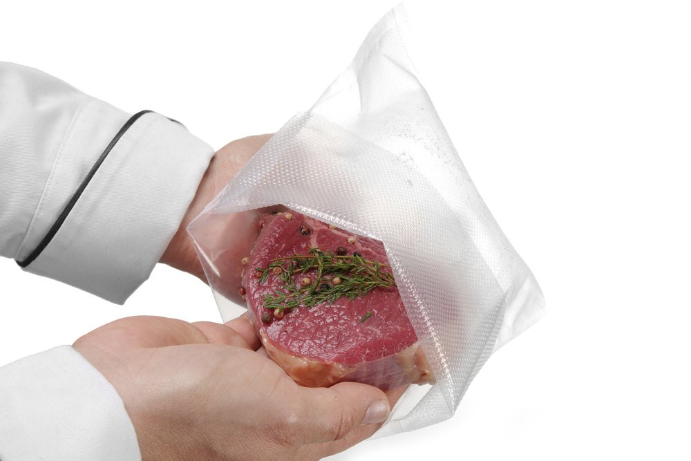 Hendi Vacumeerzakken met reliëf - Sous Vide Zakken - 30 x 40 cm - Geschikt voor FoodSaver vacumeermachines - 100 stuks