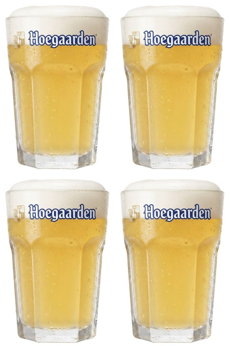 Hoegaarden Bierglazen Witbier 250 ml - 4 Stuks