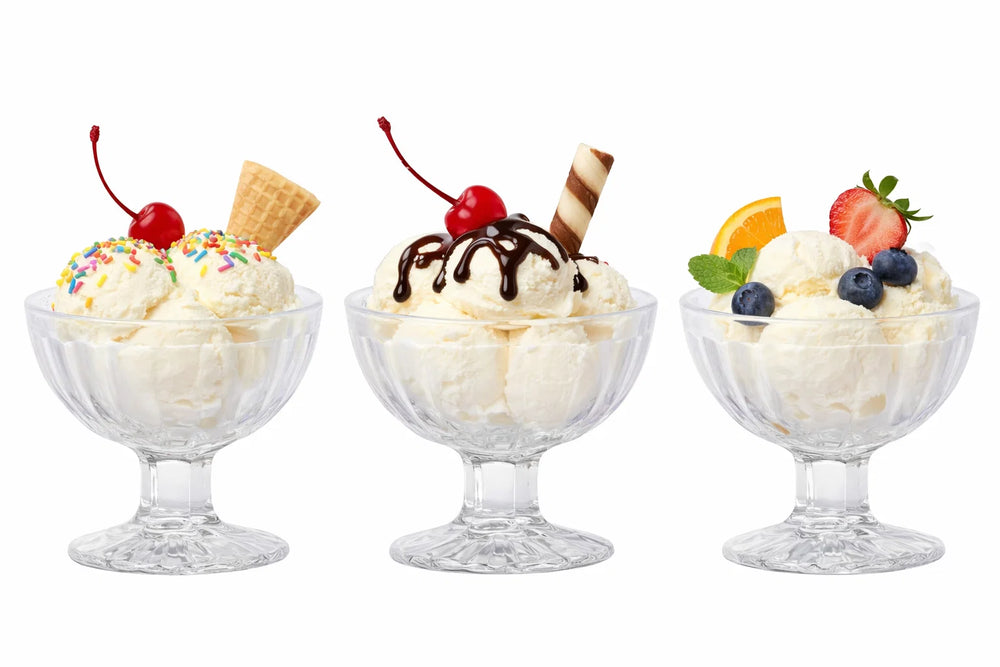 Cookinglife IJscoupes Glas 200 ml - 3 stuks - Ideaal voor IJs en Desserts