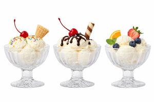 Cookinglife IJscoupes Glas 200 ml - 3 stuks - Ideaal voor IJs en Desserts