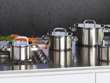 Sola Soeppan Juvia RVS Downdraft en Inductie geschikt ø 24 cm / 5.5 liter - geschikt voor alle warmtebronnen
