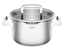 Sola Soeppan Juvia RVS Downdraft en Inductie geschikt ø 24 cm / 5.5 liter - geschikt voor alle warmtebronnen