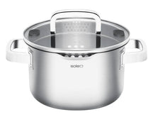 Sola Soeppan Juvia RVS Downdraft en Inductie geschikt ø 24 cm / 5.5 liter - geschikt voor alle warmtebronnen