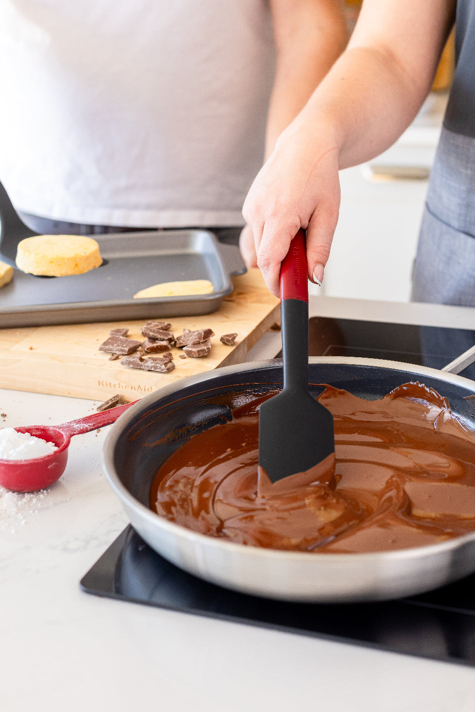 KitchenAid Pannenlikker Classic Keizerrood 30 cm