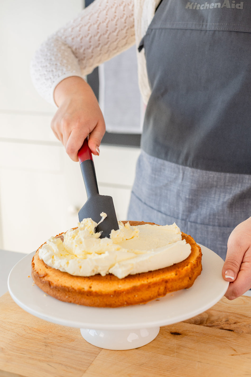 KitchenAid Pannenlikker Classic Keizerrood 30 cm