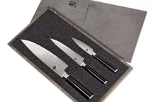 Kai Messenset Shun Classic - 32 lagen damaststaal - (Officemes + Universeel Mes + Koksmes) 3-delig - DMS-300