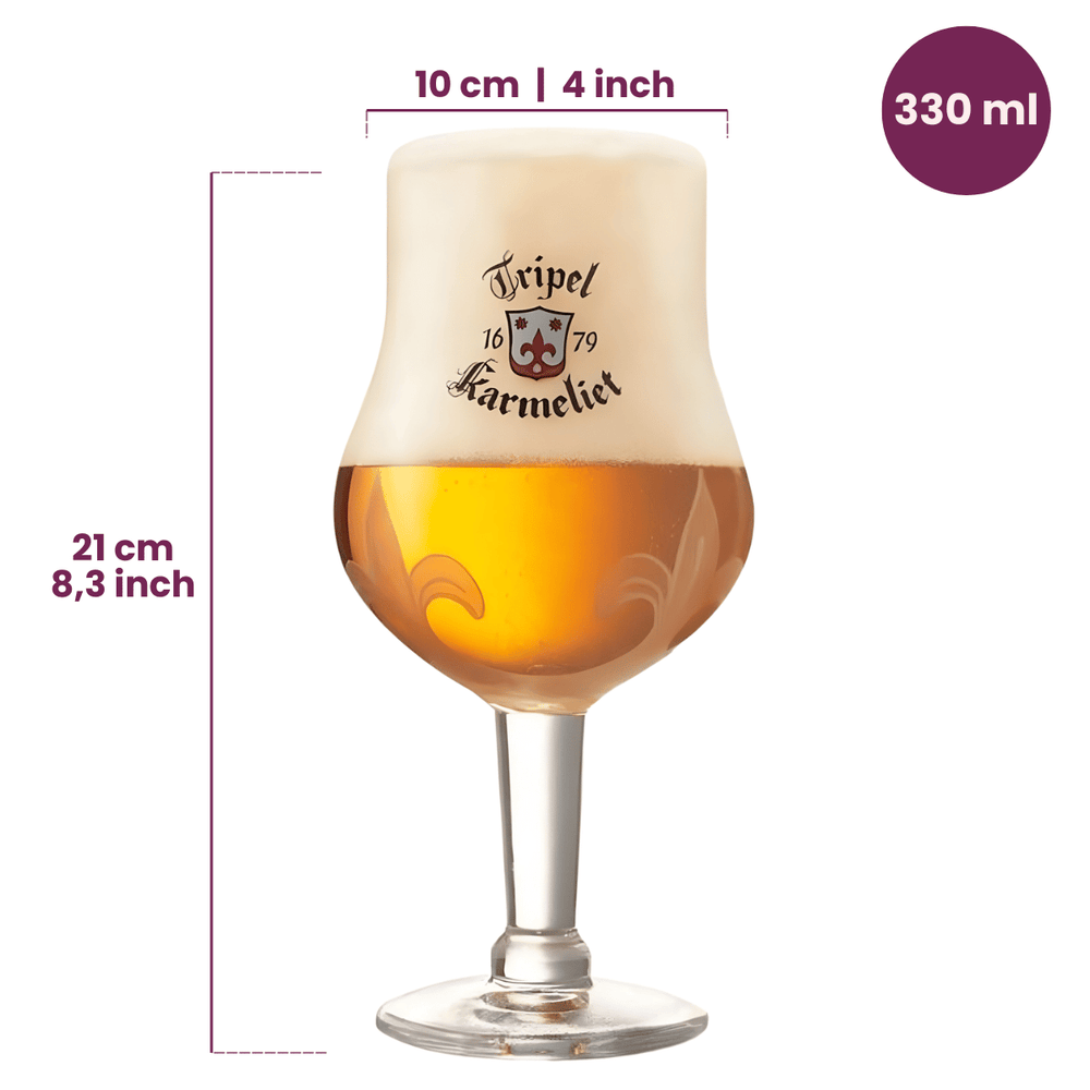 Karmeliet Bierglazen 330 ml  - 4 Stuks
