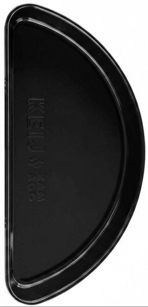 Keij Kamado BBQ Lekbak / Drip Tray Halve Maan Large - Emaille - voor 21 inch Kamado's - Universeel
