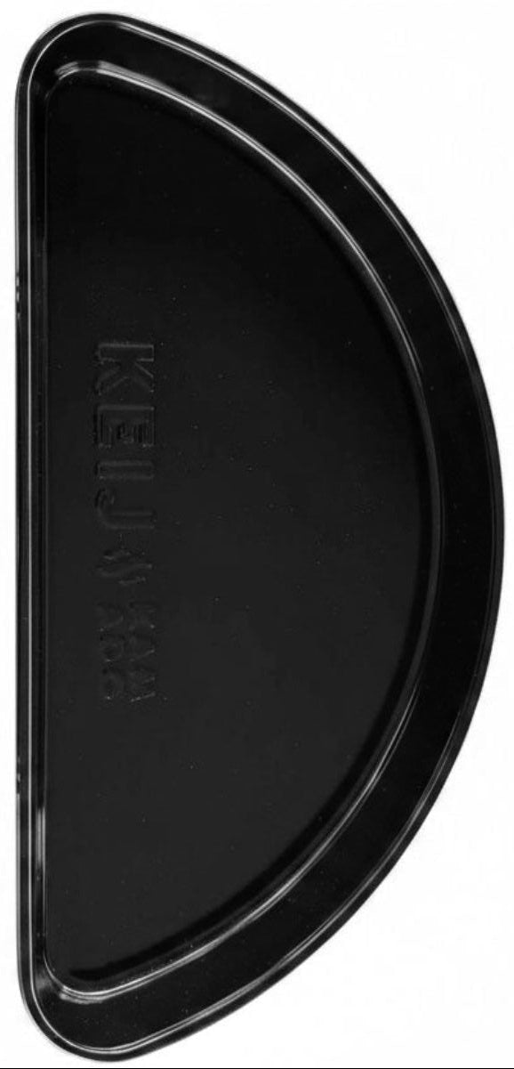 Keij Kamado BBQ Lekbak / Drip Tray Halve Maan Large - Emaille - voor 21 inch Kamado's - Universeel
