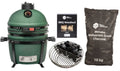 Keij Kamado BBQ Startersset - Legend Compact Green 15 inch - met Houtskool, Aanmaakwokkels & Kolenmand