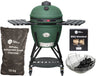 Keij Kamado BBQ Startersset - Legend Large Green 21 inch - met Houtskool, Aanmaakwokkels & Kolenmand