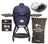 Keij Kamado BBQ Startersset - Legend XL Blue 23 inch - met Houtskool, Aanmaakwokkels & Kolenmand
