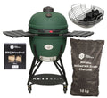 Keij Kamado BBQ Startersset - Legend XL Green 23 inch - met Houtskool, Aanmaakwokkels & Kolenmand