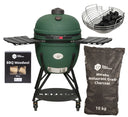 Keij Kamado BBQ Startersset - Legend XL Green 23 inch - met Houtskool, Aanmaakwokkels & Kolenmand