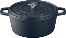 Keij Kamado Dutch Oven / Braadpan Blauw - Geëmailleerd Gietijzer - ø 14 cm / 500 ml