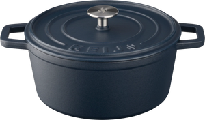 Keij Kamado Dutch Oven / Braadpan Blauw - Geëmailleerd Gietijzer - ø 14 cm / 500 ml