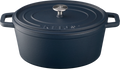 Keij Kamado Dutch Oven / Braadpan Blauw - Geëmailleerd Gietijzer - ø 30 cm / 6 liter