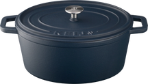 Keij Kamado Dutch Oven / Braadpan Blauw - Geëmailleerd Gietijzer - ø 30 cm / 6 liter