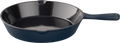 Keij Kamado Koekenpan Skillet Blauw - Gietijzer - ø 25.5 cm - geëmailleerde anti-aanbaklaag