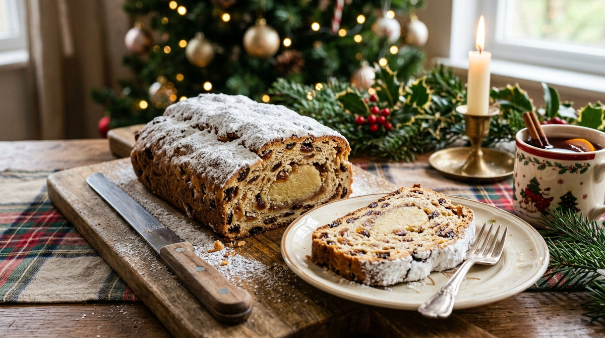 Feestelijk, zacht en gevuld met amandelspijs: de kerststol die je zelf maakt.