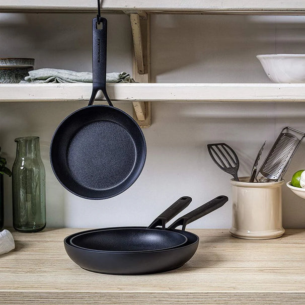 KitchenAid Koekenpannenset Classic Forged - ø 20, 24 & 28 cm - keramische anti-aanbaklaag