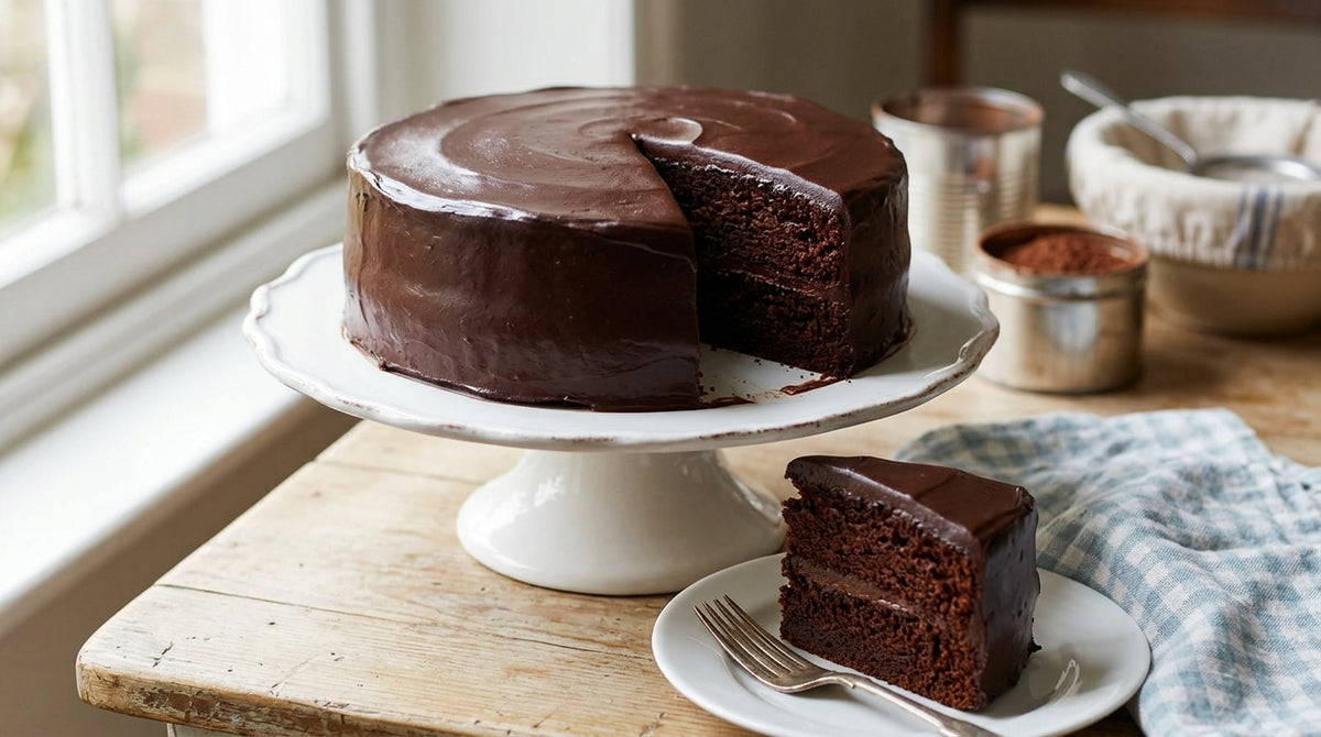 Rijke chocolade, krokante bodem en een glanzende ganache die iedereen stil doet vallen.