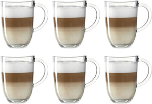 Leonardo Latte Macchiato Glazen - Napoli 380 ml - 6 stuks - Hittebestendig