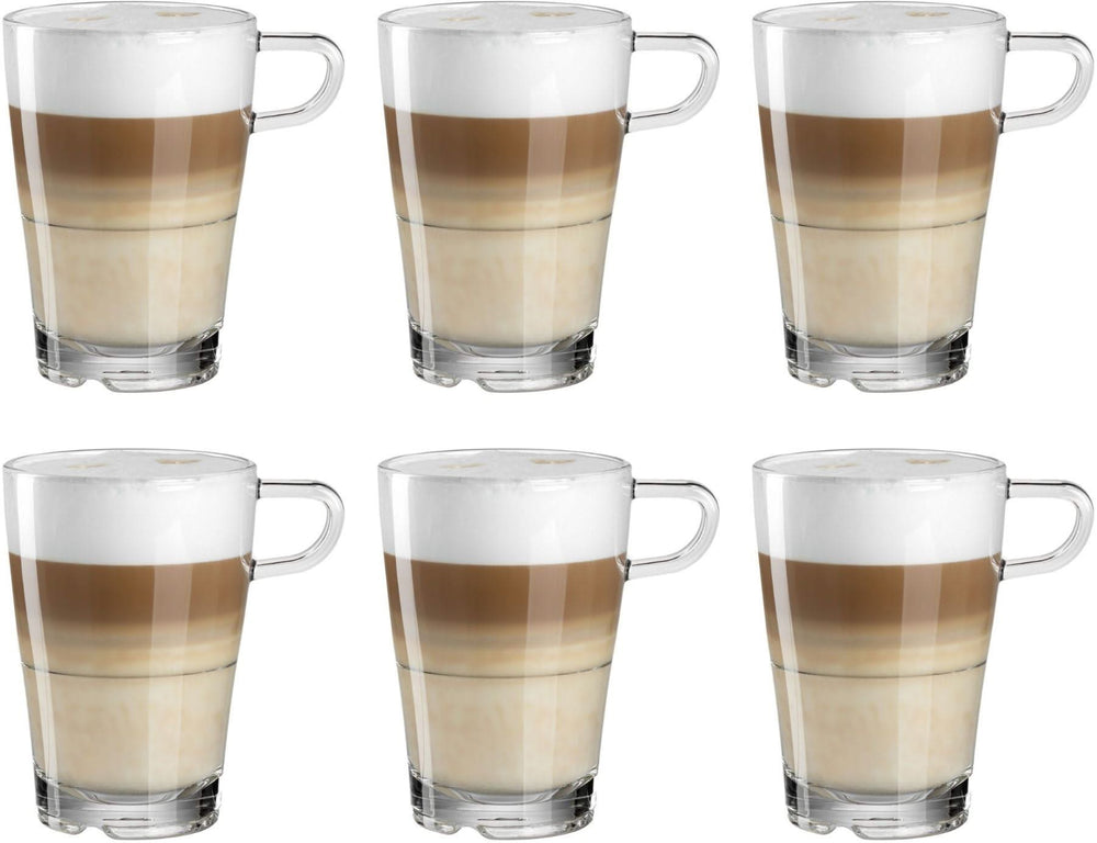Leonardo Latte Macchiato Glazen Senso - Stapelbaar - 350 ml - 6 stuks