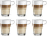 Leonardo Latte Macchiato Glazen Senso - Stapelbaar - 350 ml - 6 stuks