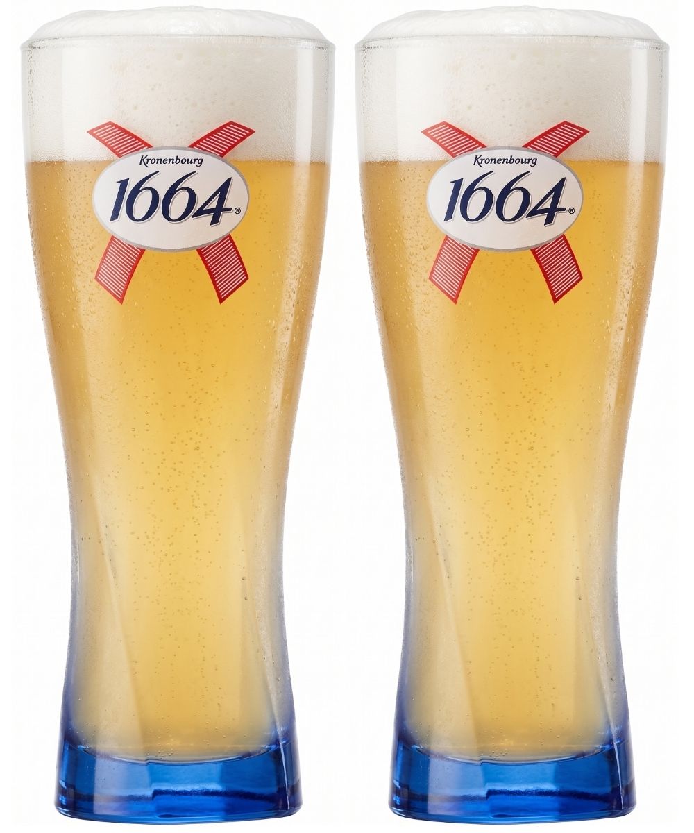 Kronenbourg 1664 Blanc Bierglazen 330 ml - 2 stuks