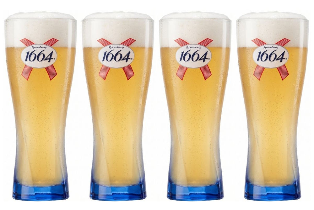 Kronenbourg 1664 Blanc Bierglazen 250 ml - 4 stuks