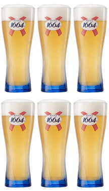 Kronenbourg 1664 Blanc Bierglazen 250 ml - 6 stuks