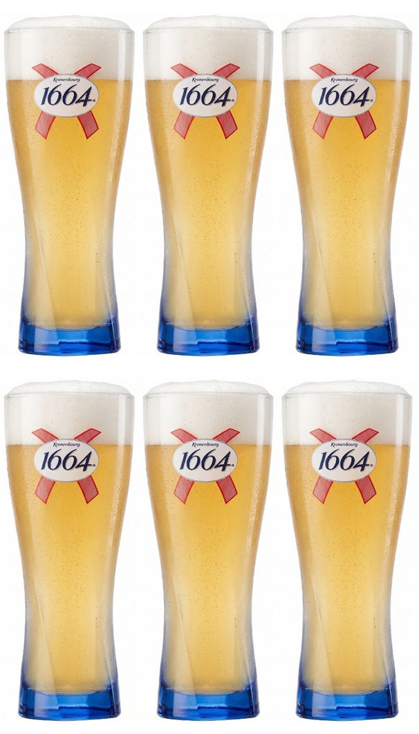 Kronenbourg 1664 Blanc Bierglazen 330 ml - 6 stuks