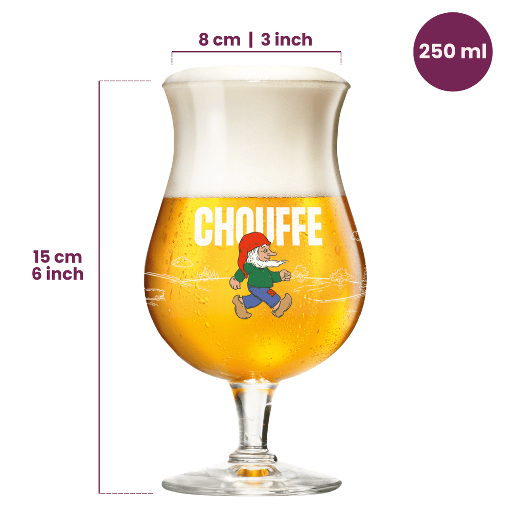 La Chouffe Bierglazen 250 ml - 2 stuks