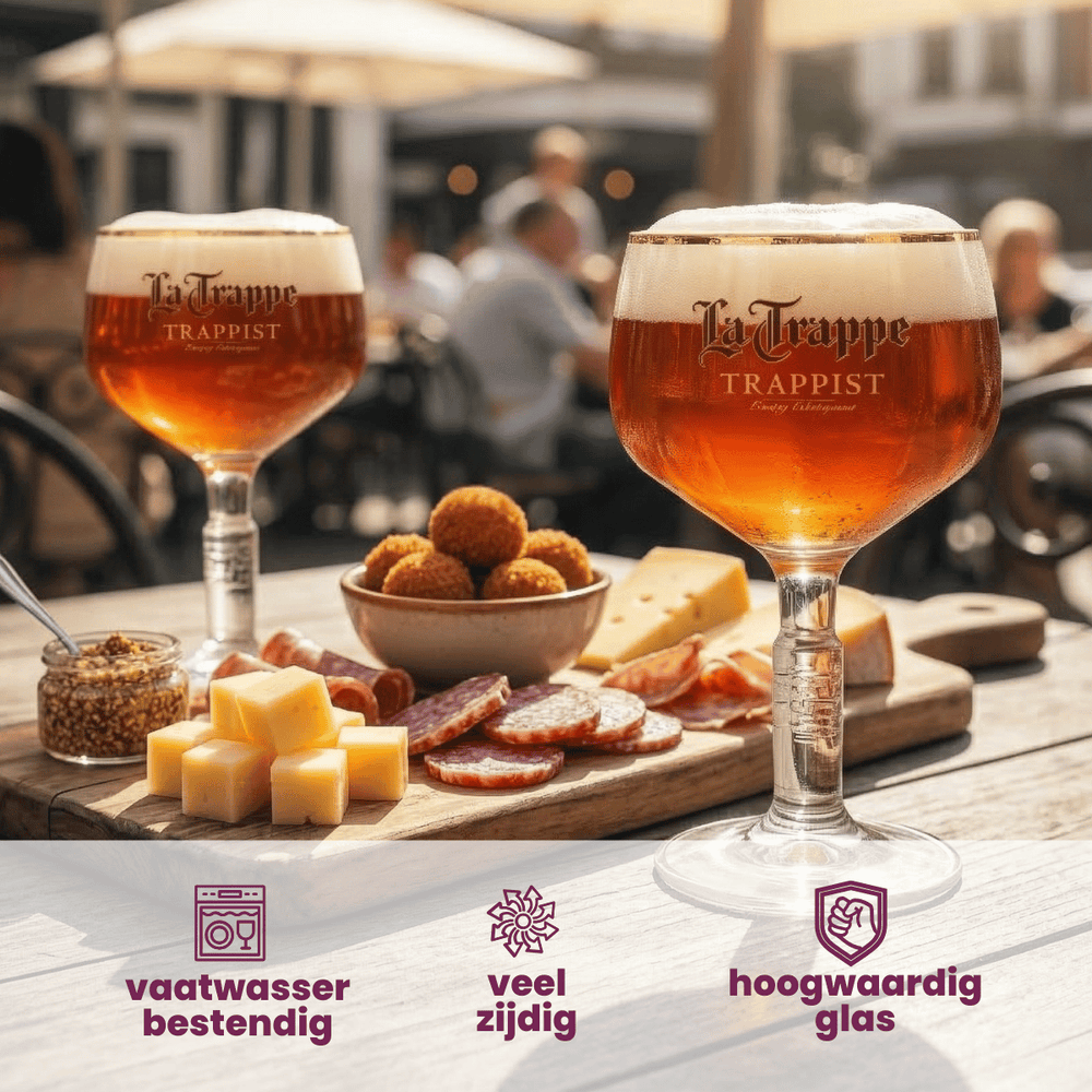 La Trappe Bierglazen 250 ml - 4 Stuks